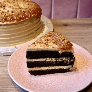 Porción de caramelo salado