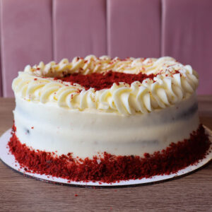 Porción de red velvet